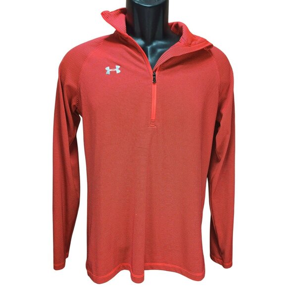 Under Armour Mens Loose Fit HeatGear Athletic Quarter-Zip Pullover Small - Picture 1 of 7